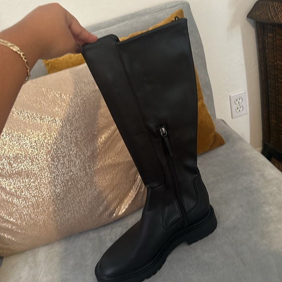 Black long boots never been worn, bought and missed the deadline for return. - Picture 3 of 3